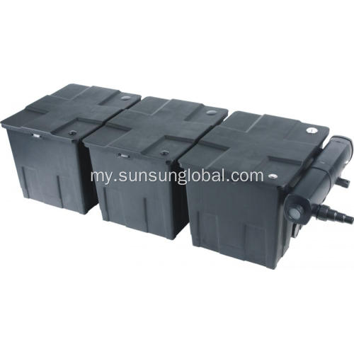 Pond Filter Equipment Filter Bucket with UV Lamp